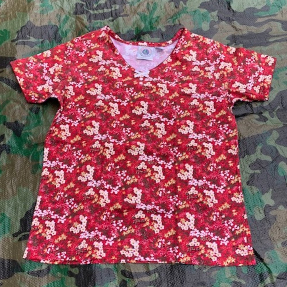 Vintage Cape Isle Knitters short sleeve top -small